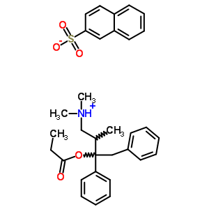 左丙氧芬萘磺酸鹽結構式_55557-30-7結構式