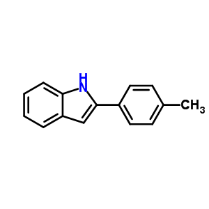 2-(4-甲基苯基)-1H-吲哚結(jié)構(gòu)式_55577-25-8結(jié)構(gòu)式