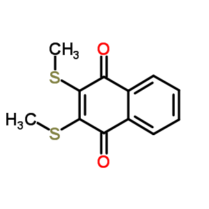 2,3-Bis(methylthio)-1,4-naphthalenedioneStructure,55699-85-9Structure 2,3-Bis(methylthio)-1,4-naphthalenedione Structure,55699-85-9Structure