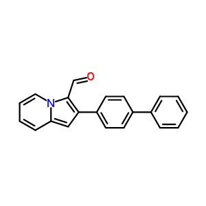 2-(Biphenyl-4-yl)indolizine-3-carboxaldehydeStructure,558473-55-5Structure 2-(Biphenyl-4-yl)indolizine-3-carboxaldehyde Structure,558473-55-5Structure