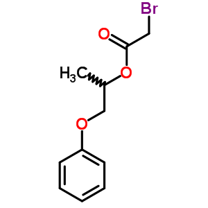 Acetic acid, 2-bromo-,1-methyl-2-phenoxyethyl esterStructure,56521-84-7Structure Acetic acid, 2-bromo-,1-methyl-2-phenoxyethyl ester Structure,56521-84-7Structure