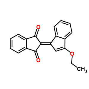 1H-indene-1,3(2h)-dione,2-(3-ethoxy-1h-inden-1-ylidene)-Structure,56525-08-7Structure 1H-indene-1,3(2h)-dione,2-(3-ethoxy-1h-inden-1-ylidene)- Structure,56525-08-7Structure