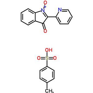 2-(2-Pyridinyl)-(3h)-indol-3-one-1-oxide 4-methylbenzenesulfonateStructure,56583-49-4Structure 2-(2-Pyridinyl)-(3h)-indol-3-one-1-oxide 4-methylbenzenesulfonate Structure,56583-49-4Structure