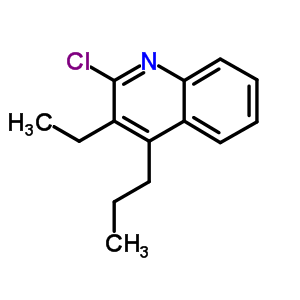 2-氯-3-乙基-4-丙基-喹啉結(jié)構(gòu)式_5659-25-6結(jié)構(gòu)式