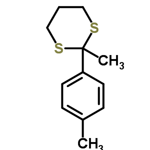 2-Methyl-2-p-tolyl-1,3-dithianeStructure,56637-45-7Structure 2-Methyl-2-p-tolyl-1,3-dithiane Structure,56637-45-7Structure