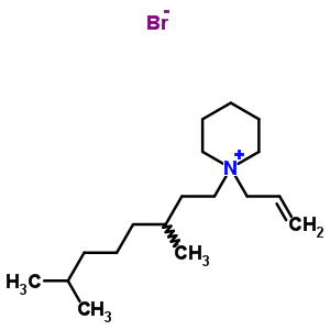 1-(3,7-Dimethyloctyl)-1-prop-2-enyl-3,4,5,6-tetrahydro-2h-pyridine bromideStructure,56717-11-4Structure 1-(3,7-Dimethyloctyl)-1-prop-2-enyl-3,4,5,6-tetrahydro-2h-pyridine bromide Structure,56717-11-4Structure