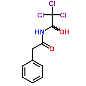 2-Phenyl-n-(2,2,2-trichloro-1-hydroxy-ethyl)acetamideStructure,56737-19-0Structure 2-Phenyl-n-(2,2,2-trichloro-1-hydroxy-ethyl)acetamide Structure,56737-19-0Structure