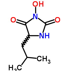 3-Hydroxy-5-(2-methylpropyl)-2,4-imidazolidinedioneStructure,56775-99-6Structure 3-Hydroxy-5-(2-methylpropyl)-2,4-imidazolidinedione Structure,56775-99-6Structure