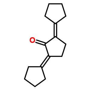2, 5-Dicyclopentylidene-1-cyclopentanoneStructure,5682-82-6Structure 2, 5-Dicyclopentylidene-1-cyclopentanone Structure,5682-82-6Structure