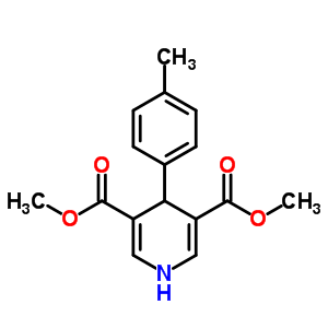 Dimethyl 4-(4-methylphenyl)-1,4-dihydropyridine-3,5-dicarboxylateStructure,56820-25-8Structure Dimethyl 4-(4-methylphenyl)-1,4-dihydropyridine-3,5-dicarboxylate Structure,56820-25-8Structure