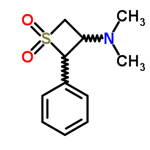 N,n-dimethyl-1,1-dioxo-2-phenyl-thietan-3-amineStructure,5684-61-7Structure N,n-dimethyl-1,1-dioxo-2-phenyl-thietan-3-amine Structure,5684-61-7Structure