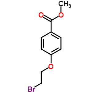 4-(2-溴乙氧基)苯羧酸甲酯結(jié)構(gòu)式_56850-91-0結(jié)構(gòu)式