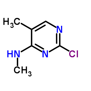 2-Chloro-n,5-dimethyl-pyrimidin-4-amineStructure,56864-96-1Structure 2-Chloro-n,5-dimethyl-pyrimidin-4-amine Structure,56864-96-1Structure