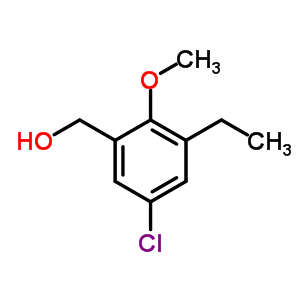 5-Chloro-3-ethyl-2-methoxybenzyl alcoholStructure,56911-75-2Structure 5-Chloro-3-ethyl-2-methoxybenzyl alcohol Structure,56911-75-2Structure