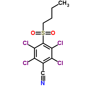 4-Butylsulfonyl-2,3,5,6-tetrachlorobenzonitrileStructure,56957-82-5Structure 4-Butylsulfonyl-2,3,5,6-tetrachlorobenzonitrile Structure,56957-82-5Structure
