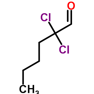 2,2-二氯己醛結(jié)構(gòu)式_57024-78-9結(jié)構(gòu)式