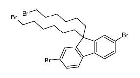 2,7-Dibromo-9,9-bis(6-bromohexyl)fluoreneStructure,570414-33-4Structure 2,7-Dibromo-9,9-bis(6-bromohexyl)fluorene Structure,570414-33-4Structure