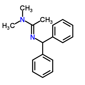 Ethanimidamide,n-(diphenylmethyl)-n,n-dimethyl-Structure,57058-35-2Structure Ethanimidamide,n-(diphenylmethyl)-n,n-dimethyl- Structure,57058-35-2Structure