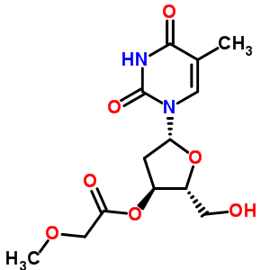3-O-methoxyacetylthymidineStructure,57064-86-5Structure 3-O-methoxyacetylthymidine Structure,57064-86-5Structure