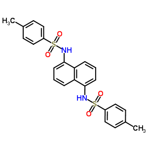 Benzenesulfonamide,n,n-1,5-naphthalenediylbis[4-methyl-Structure,57159-76-9Structure Benzenesulfonamide,n,n-1,5-naphthalenediylbis[4-methyl- Structure,57159-76-9Structure