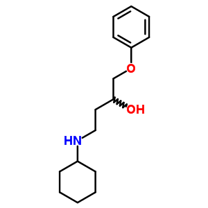 1-Phenoxy-4-(cyclohexylamino)-2-butanolStructure,57281-41-1Structure 1-Phenoxy-4-(cyclohexylamino)-2-butanol Structure,57281-41-1Structure