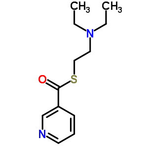 2-Diethylaminoethylsulfanyl-pyridin-3-yl-methanoneStructure,57336-05-7Structure 2-Diethylaminoethylsulfanyl-pyridin-3-yl-methanone Structure,57336-05-7Structure