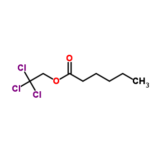Hexanoic acid,2,2,2-trichloroethyl esterStructure,57392-47-9Structure Hexanoic acid,2,2,2-trichloroethyl ester Structure,57392-47-9Structure