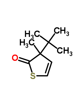 2(3H)-thiophenone,3-(1,1-dimethylethyl)-3-methyl-Structure,57556-18-0Structure 2(3H)-thiophenone,3-(1,1-dimethylethyl)-3-methyl- Structure,57556-18-0Structure