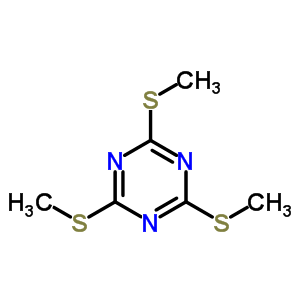 2,4,6-Tris(methylthio)-1,3,5-triazineStructure,5759-58-0Structure 2,4,6-Tris(methylthio)-1,3,5-triazine Structure,5759-58-0Structure