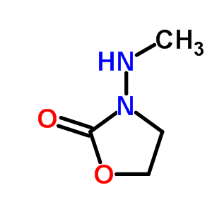 3-甲基氨基噁唑啉-2-酮結(jié)構(gòu)式_5765-15-1結(jié)構(gòu)式