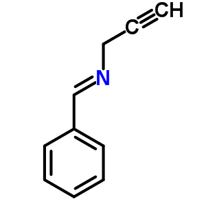 N-亞芐基-2-丙炔胺結(jié)構(gòu)式_57734-99-3結(jié)構(gòu)式