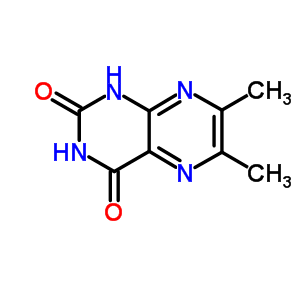 2,4-Dihydroxy-6,7-dimethylpteridineStructure,5774-32-3Structure 2,4-Dihydroxy-6,7-dimethylpteridine Structure,5774-32-3Structure