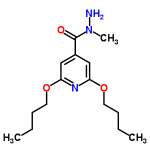 N-methyl-2,6-dibutoxyisonicotinic hydrazideStructure,57803-55-1Structure N-methyl-2,6-dibutoxyisonicotinic hydrazide Structure,57803-55-1Structure