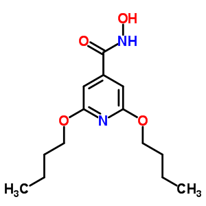 2,6-Dibutoxy-4-pyridinecarbohydroximic acidStructure,57803-71-1Structure 2,6-Dibutoxy-4-pyridinecarbohydroximic acid Structure,57803-71-1Structure