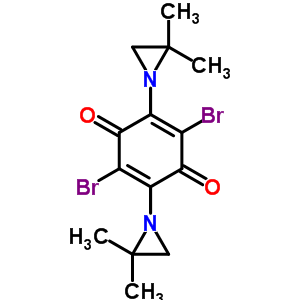 2,5-Dibromo-3,6-bis(2,2-dimethylaziridin-1-yl)cyclohexa-2,5-diene-1,4-dioneStructure,57998-74-0Structure 2,5-Dibromo-3,6-bis(2,2-dimethylaziridin-1-yl)cyclohexa-2,5-diene-1,4-dione Structure,57998-74-0Structure