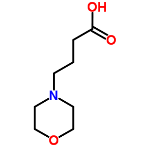 4-嗎啉-4-基丁酸鹽酸鹽結(jié)構(gòu)式_5807-09-0結(jié)構(gòu)式
