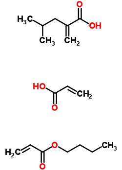 Acrylic acid, butyl acrylate, isobutyl acrylate polymerStructure,58090-96-3Structure Acrylic acid, butyl acrylate, isobutyl acrylate polymer Structure,58090-96-3Structure