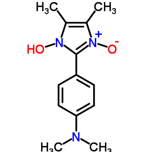 4-(1-羥基-4,5-二甲基-3-氧化物-1H-咪唑-2-基)-N,N-二甲基-苯胺結(jié)構(gòu)式_58099-79-9結(jié)構(gòu)式
