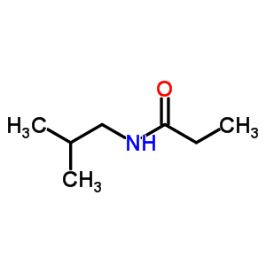 N-異丁基丙酰胺結(jié)構(gòu)式_5827-75-8結(jié)構(gòu)式