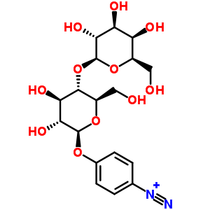 重氮苯基乳糖苷結(jié)構(gòu)式_58273-72-6結(jié)構(gòu)式