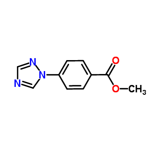 4-[1,2,4]噻唑-1-苯甲酸甲酯結(jié)構(gòu)式_58419-67-3結(jié)構(gòu)式