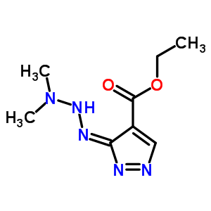 Ethyl (3z)-3-(dimethylaminohydrazinylidene)pyrazole-4-carboxylateStructure,58456-63-6Structure Ethyl (3z)-3-(dimethylaminohydrazinylidene)pyrazole-4-carboxylate Structure,58456-63-6Structure