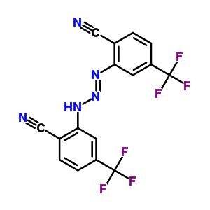 1,3-Bis(2-cyano-5-(trifluoromethyl)phenyl)triazeneStructure,58458-08-5Structure 1,3-Bis(2-cyano-5-(trifluoromethyl)phenyl)triazene Structure,58458-08-5Structure