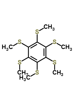 Hexakis(methylthio)benzene)Structure,58468-22-7Structure Hexakis(methylthio)benzene) Structure,58468-22-7Structure
