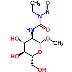 Methyl 2-deoxy-2-(3-ethyl-3-nitrosoureido)-β-d-glucopyranosideStructure,58484-23-4Structure Methyl 2-deoxy-2-(3-ethyl-3-nitrosoureido)-β-d-glucopyranoside Structure,58484-23-4Structure