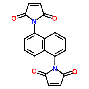 萘-1,5-二馬來(lái)酰亞胺結(jié)構(gòu)式_58487-16-4結(jié)構(gòu)式