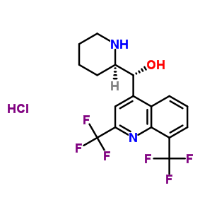 (2,8-Bis-trifluoromethyl-quinolin-4-yl)-piperidin-2-yl-methanol hydrochloride(r*,r*)Structure,58560-52-4Structure (2,8-Bis-trifluoromethyl-quinolin-4-yl)-piperidin-2-yl-methanol hydrochloride(r*,r*) Structure,58560-52-4Structure