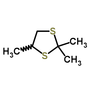 2,2,4-Trimethyl-1,3-dithiolaneStructure,5862-53-3Structure 2,2,4-Trimethyl-1,3-dithiolane Structure,5862-53-3Structure