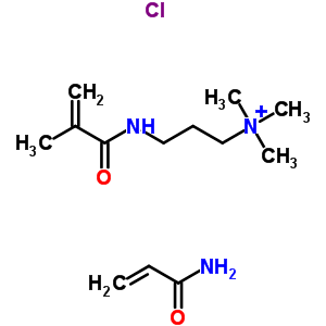 N,n,n-trimethyl-3-(2-methyl-1-oxo-2-propenyl)amino-1-propanaminium chloride polymer with 2-propenamideStructure,58627-30-8Structure N,n,n-trimethyl-3-(2-methyl-1-oxo-2-propenyl)amino-1-propanaminium chloride polymer with 2-propenamide Structure,58627-30-8Structure