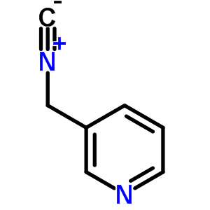 3-(異氰基甲基)吡啶結(jié)構(gòu)式_58644-55-6結(jié)構(gòu)式